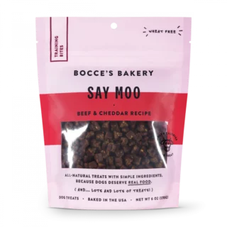 Bocce's Bakery Every Day Say Moooo Training Bites Treats