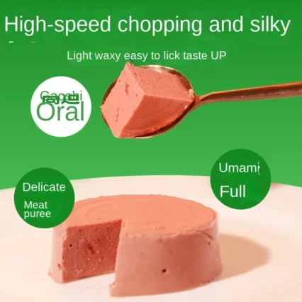 Cat Food Canned Pet Cat Snacks Fresh Meat Wet Food for Adult Cats and Kittens Nutritional Supplement Weight Gain Meat Puree