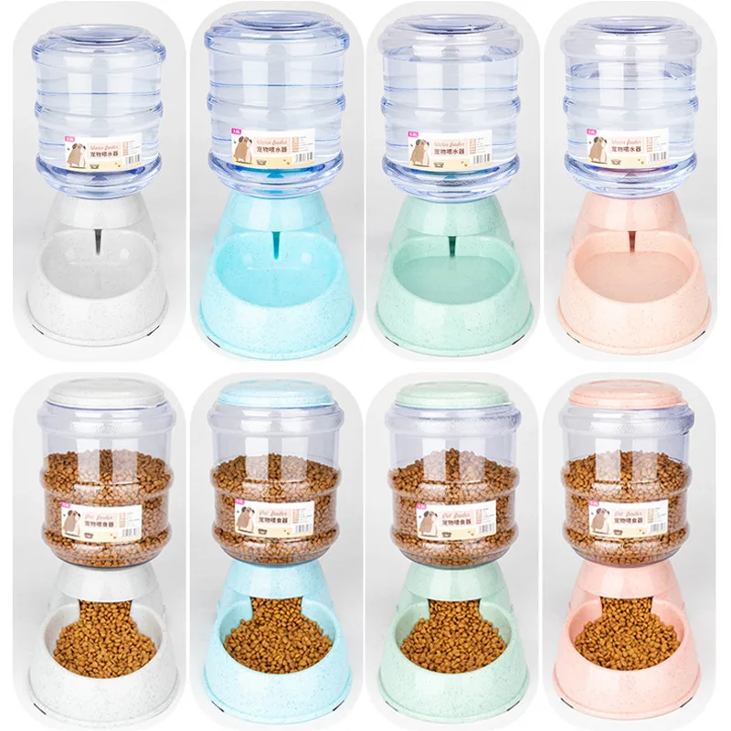 Large Capacity Pet Feeder Bowls Small Dog Food Bowl Automatic Water Dispenser Cat Bowls Pets Feeding Bowls Drink Water Bowl - Image 3
