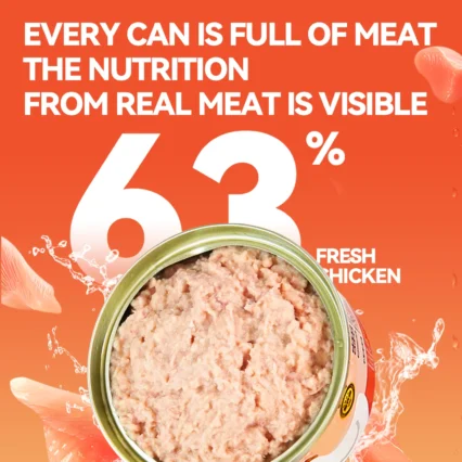 chanbuni Cat Food Food Cats Cat Snack for Cats - Kittens Become Cats General-purpose Chicken Meat Mousse Paste Wet Grain Canned