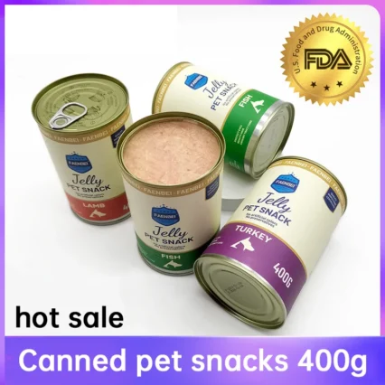 Canned Dogs Canned Cats Canned Pet Snacks Canned 400g Chicken Shredded Frozen Can High Meat Contains Cats and Dogs General